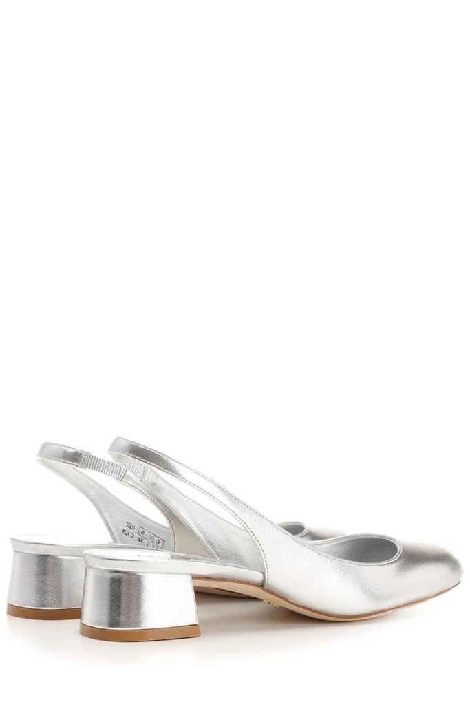 Stuart Weitzman Stuart Weitzman Round Toe Slingback Pumps 3