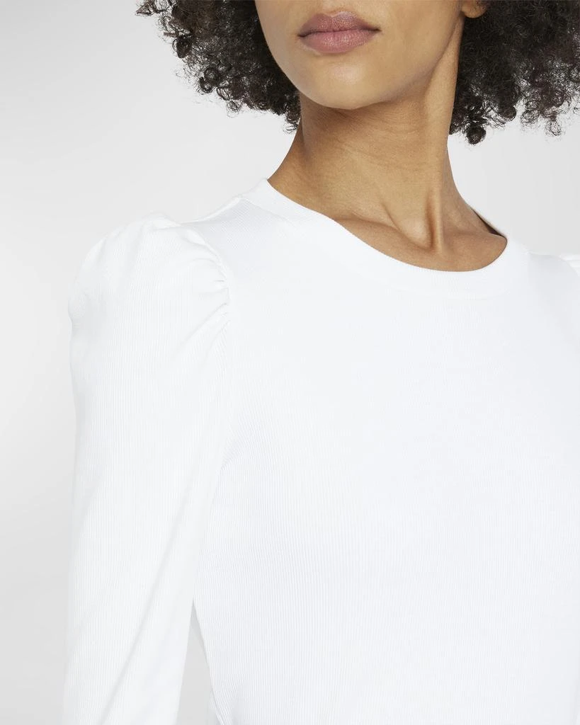 VERONICA BEARD Britney Puff-Sleeve Cotton Top 5