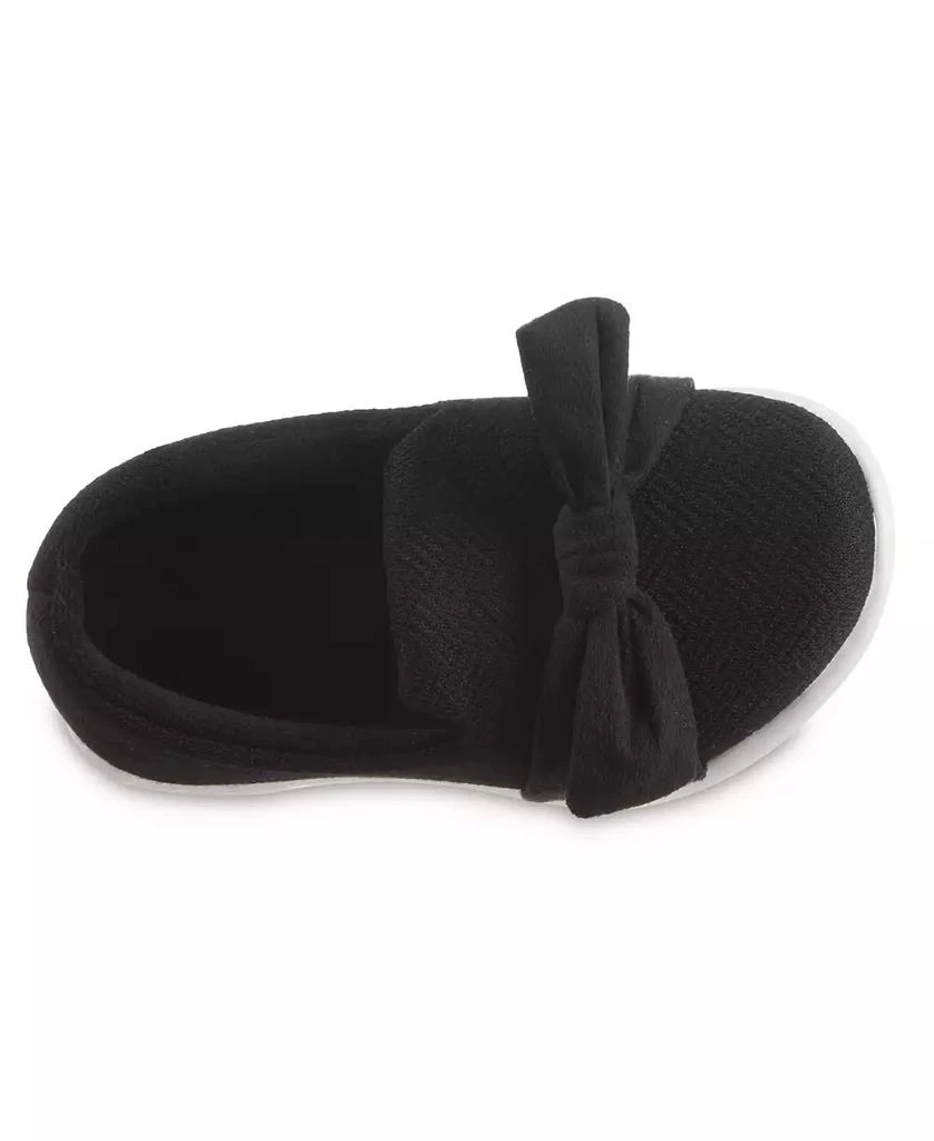 Isotoner Signature Women's Indoor/Outdoor Zenz Hatch Knit Closed-Back with Tie Slip-Ons 7