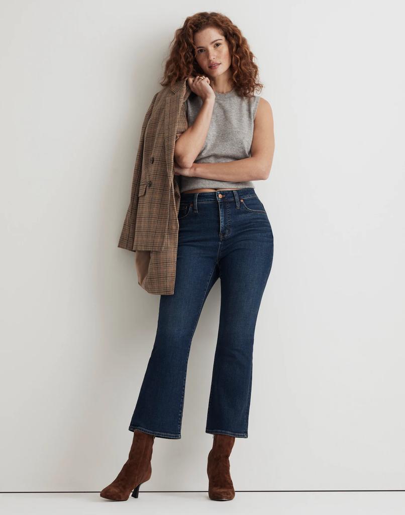 Madewell Curvy Kick Out Crop Jean