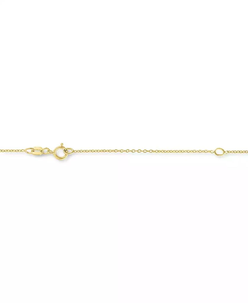Macy's Diamond Accent MAMA Pendant Necklace in 14k Gold-Plated Sterling Silver, 16" + 2" extender 6