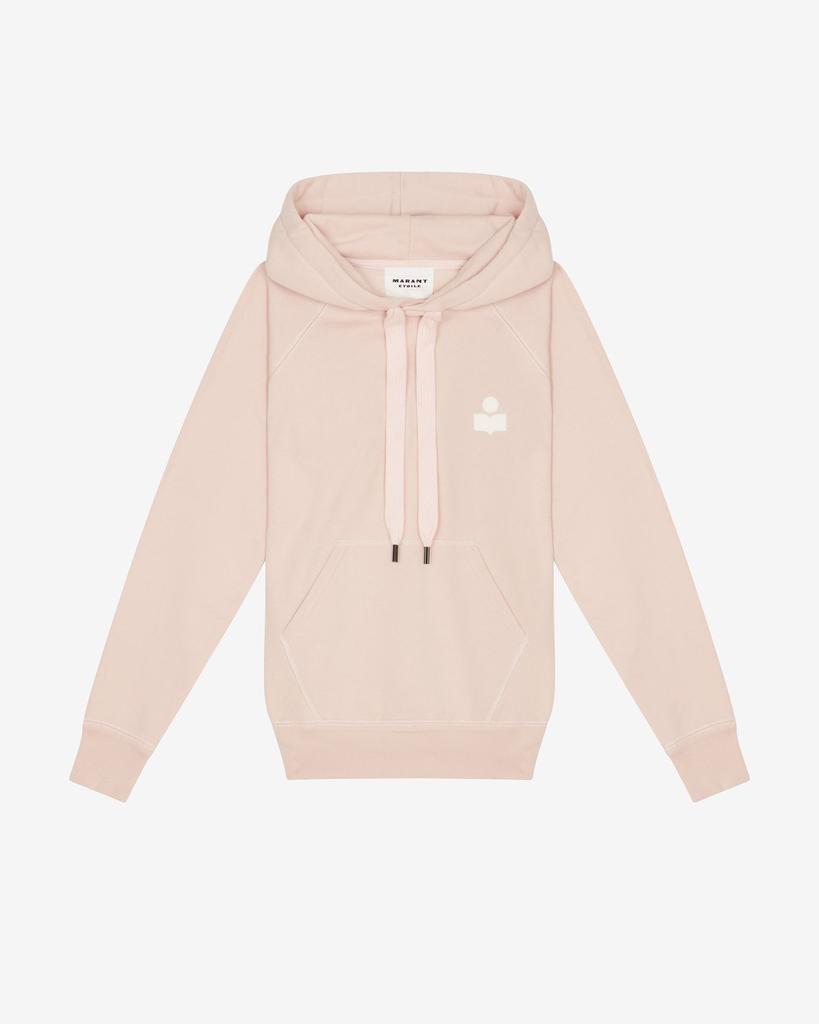 MARANT ÉTOILE MARANT ÉTOILE, MALIBU LOGO HOODIE SWEATSHIRT - Women - Pink - 32