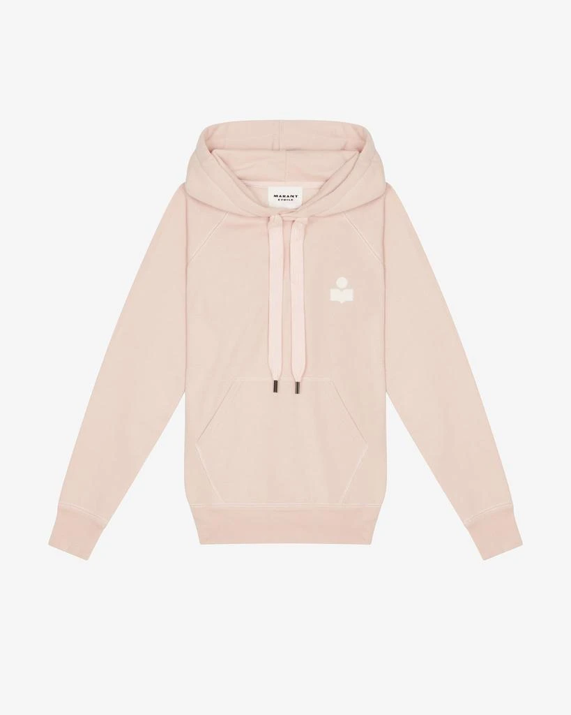 MARANT ÉTOILE MARANT ÉTOILE, MALIBU LOGO HOODIE SWEATSHIRT - Women - Pink - 32 1