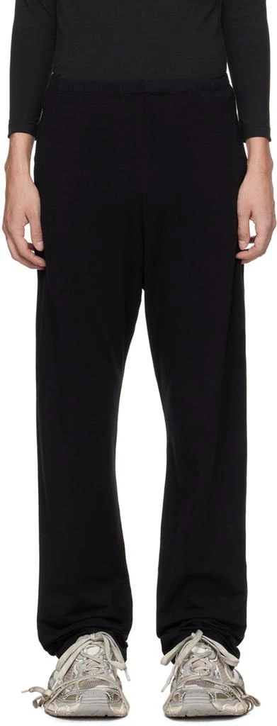 Balenciaga Black Baggy Sweatpants 1