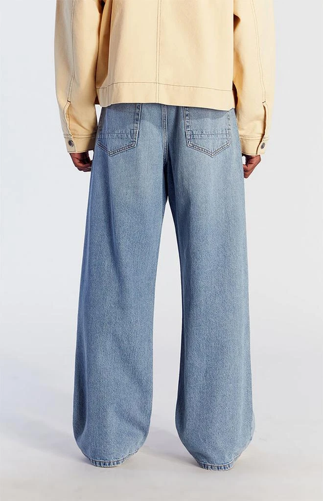 PacSun Light Indigo Extreme Baggy Jeans 4