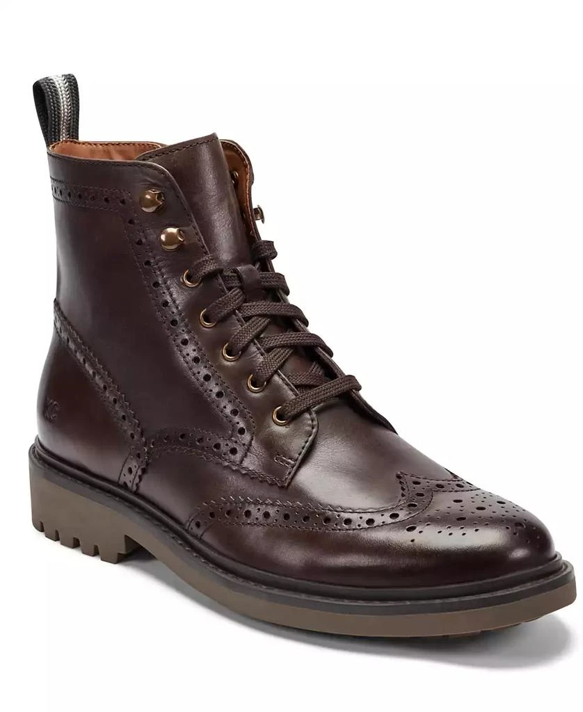 Kenneth Cole Reaction Brown Leather Wingtip Boots Men’s Size 11.5 Kenneth Cole Reaction Size 11.5M Men main image 3