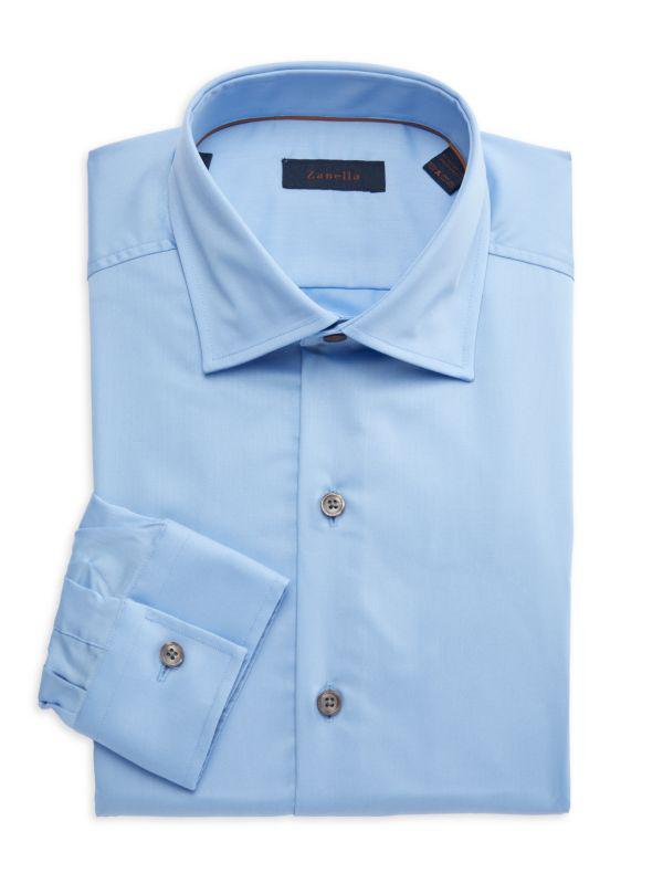 Zanella Solid Dress Shirt