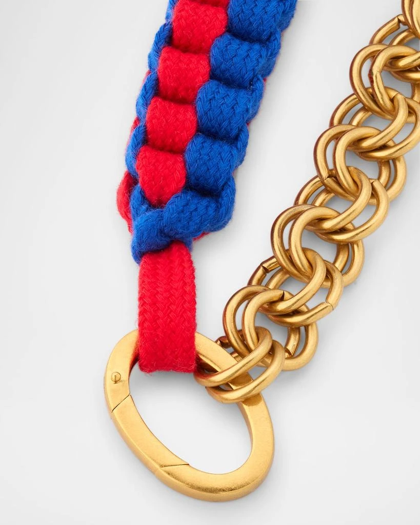 Golden Goose Braided Tassel Keychain 3