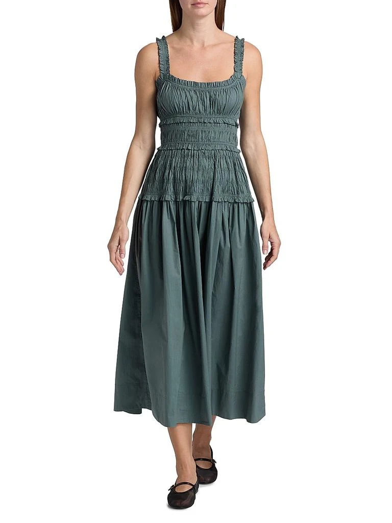 DEN Marianne Smocked Midi-Dress - Dresses & Skirts - BeyondStyle