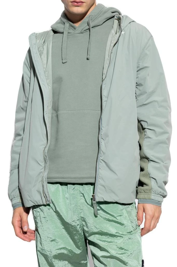 Stone Island Stone Island Panelled Zip-Up Hooded Jacket 2