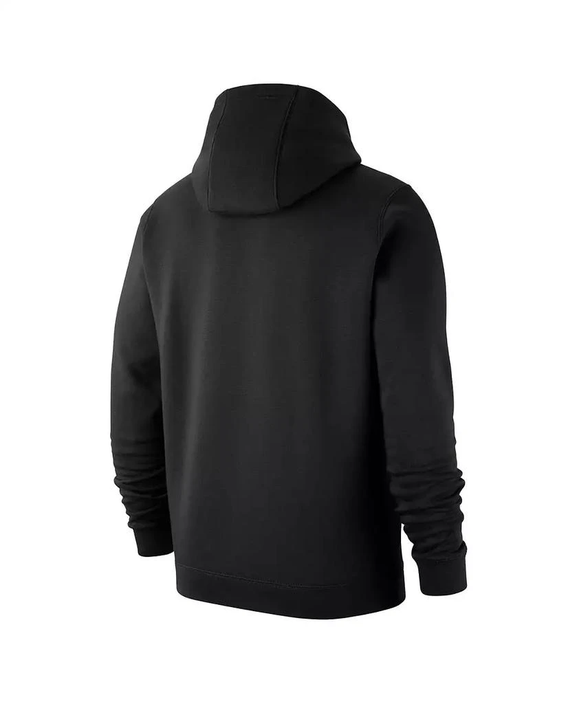 NIKE Men's Black TCU Horned Frogs Ranas Cornudas Baseball Club Fleece Pullover Hoodie 3
