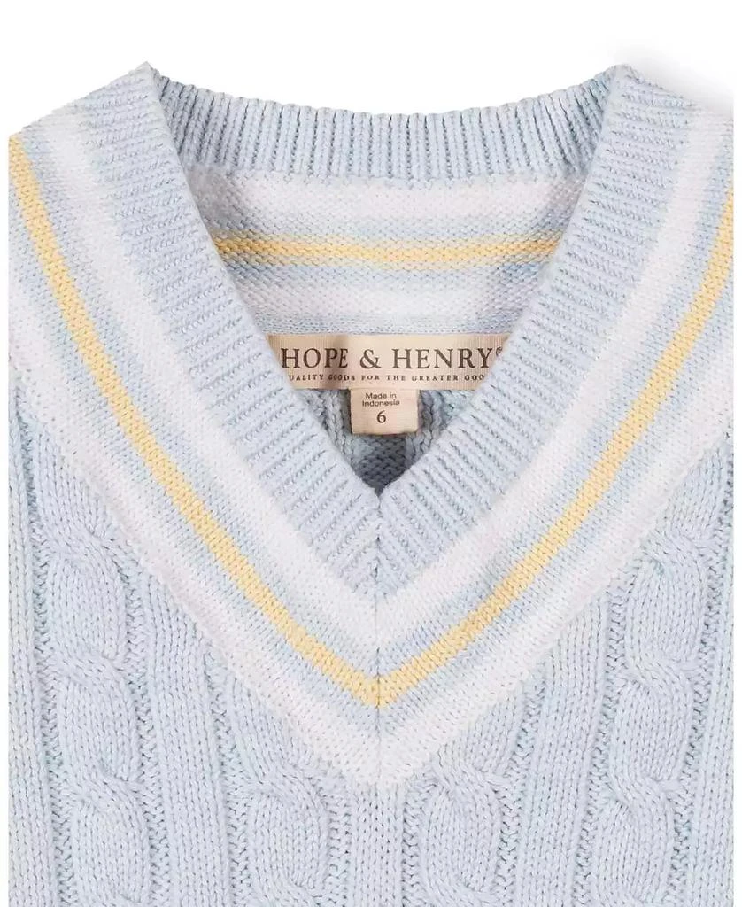 Hope 
Henry Toddler Boys Organic V-Neck Cricket Sweater Vest 6