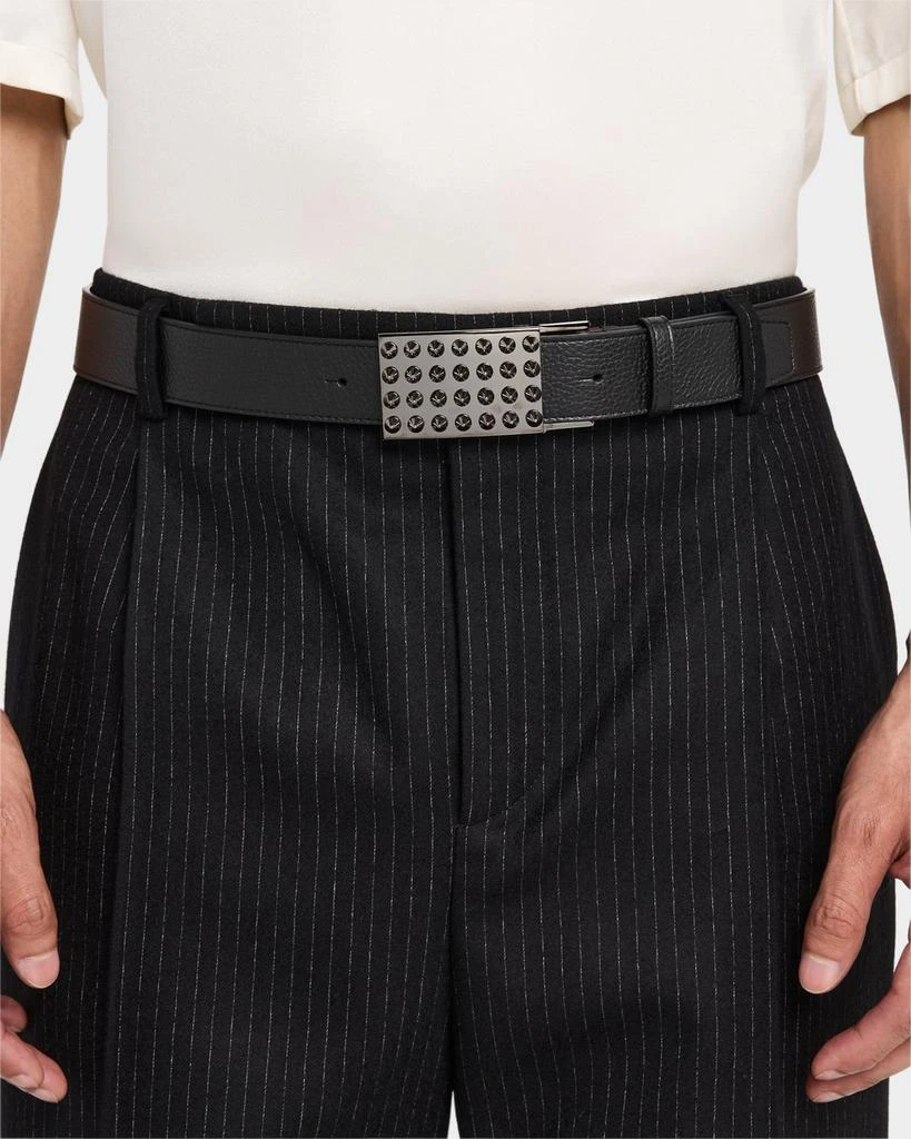 Christian Louboutin Men's Funky Empire Spikes Belt 2
