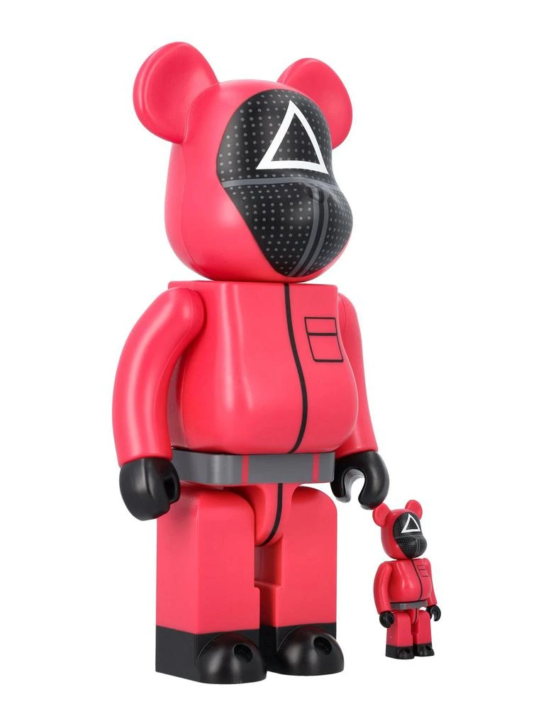 Medicom Toy Medicom Toy X Squid Game Guard Triangle 100% + 400% Be@rbrick Set 3