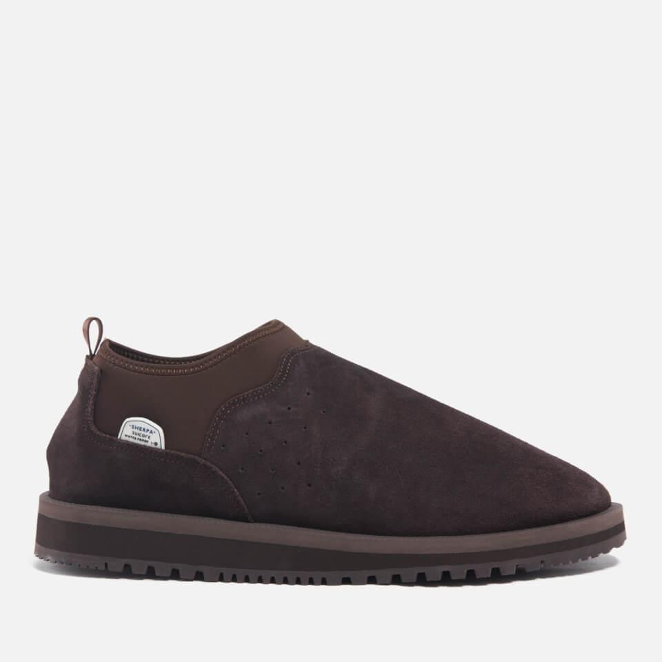 Shop SUICOKE MEN'S RON-M2AB-MID SUEDE AND JERSEY BOOTS on Sale at