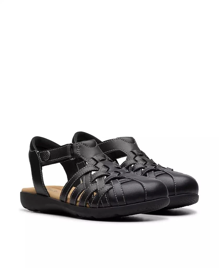 Clarks Collection Women's Elizabelle Mia Riptape Flat Sandals 7