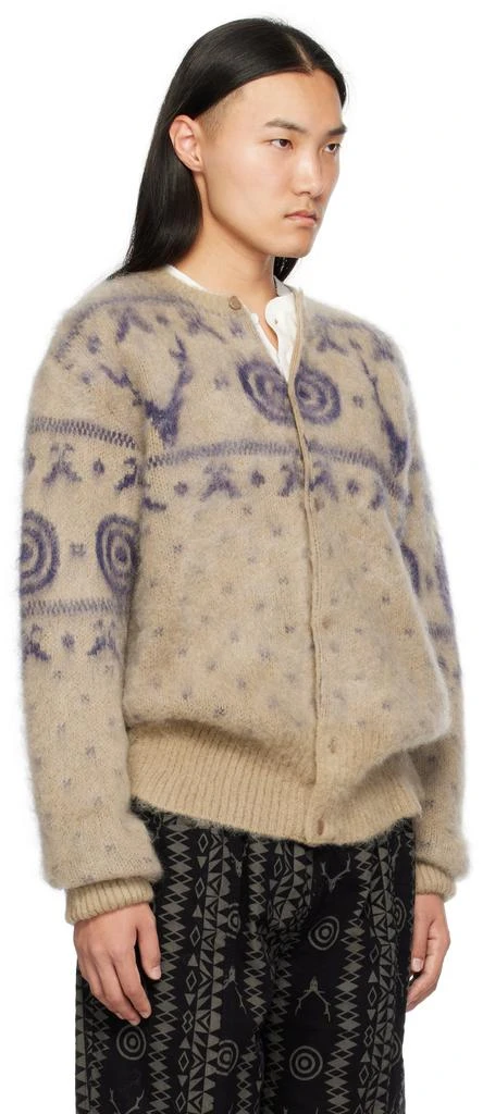 South2 West8 Beige Mohair Cardigan 2