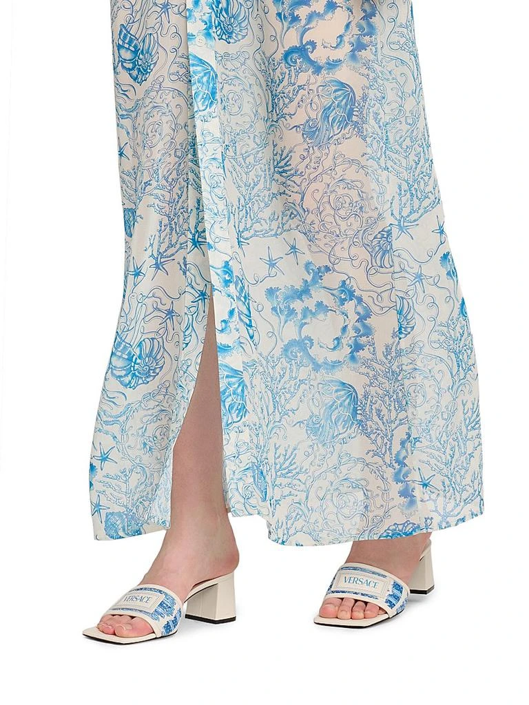 Versace Athena 50MM Raffia Mules 2