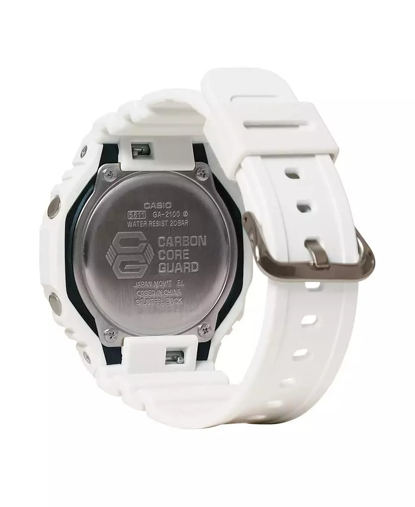 G-Shock Men's Analog Digital White Resin Watch, 45.4mm, GA2100-7A7 3
