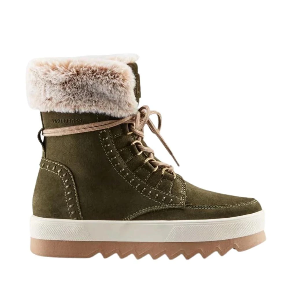 Cougar Vanetta Suede Winter Boot In Olive 3