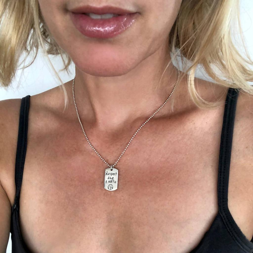 Jessica Elliot Jessica Elliot - Women
s Sterling "Resolutions we can all keep" Dogtags Max Necklace