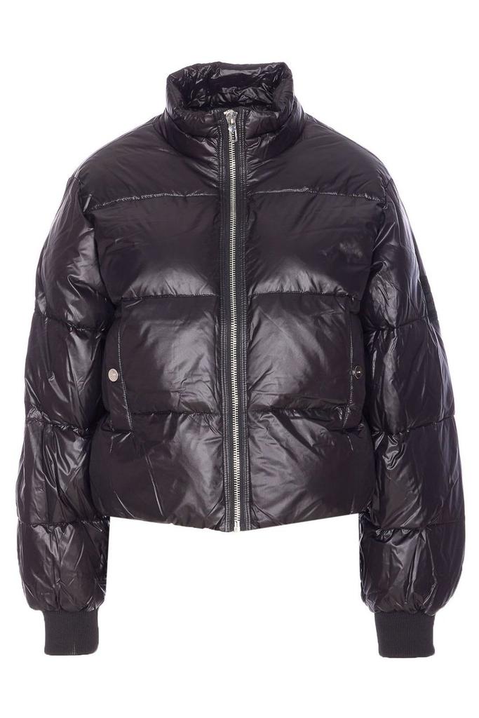 Shop Black Short Tech Down Puffer Jacket on Sale at BeyondStyle