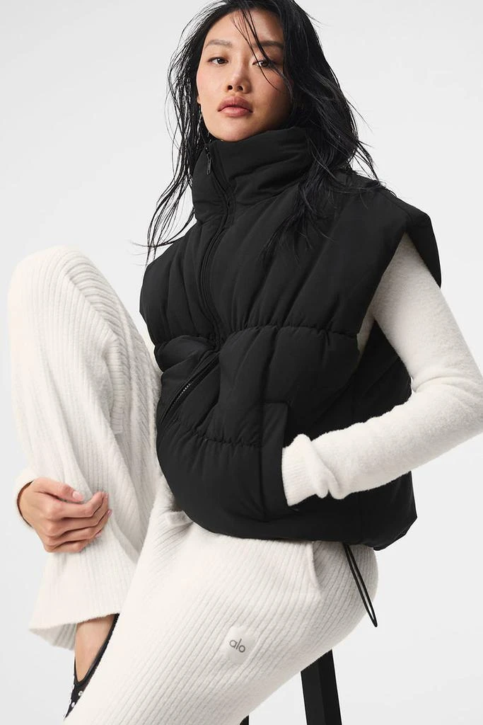 Alo Incline Puffer Vest - Ivory 4