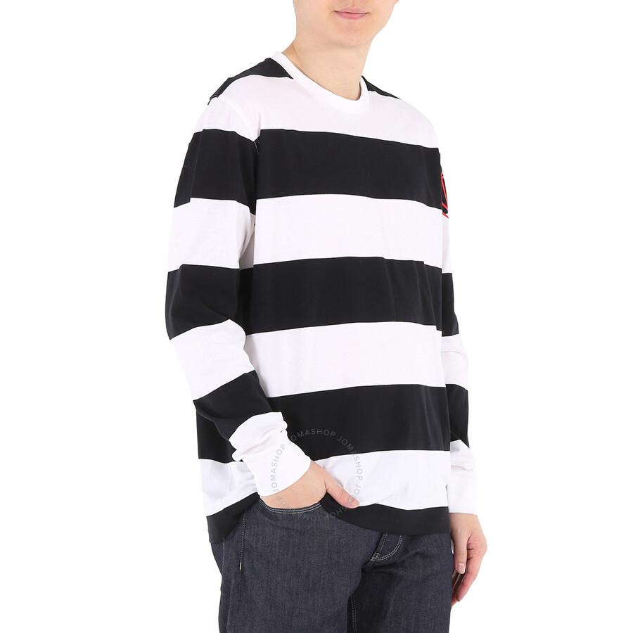 Laxley Stripe Cotton Oversized Long-sleeve T-shirt – On Sale