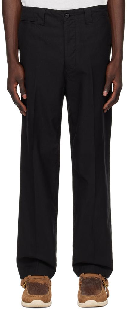 VisVim Black Field Trousers