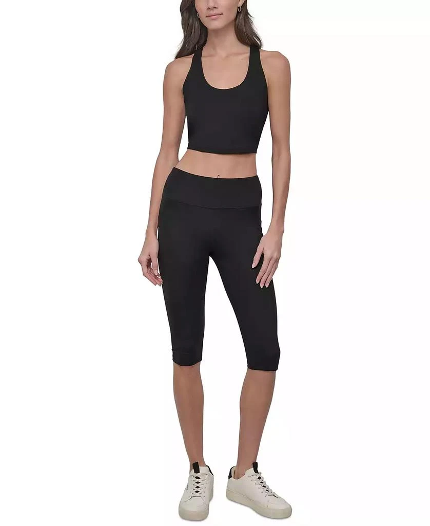 DKNY Sport Women's Balance Compression High-Waist Capri Pants 2
