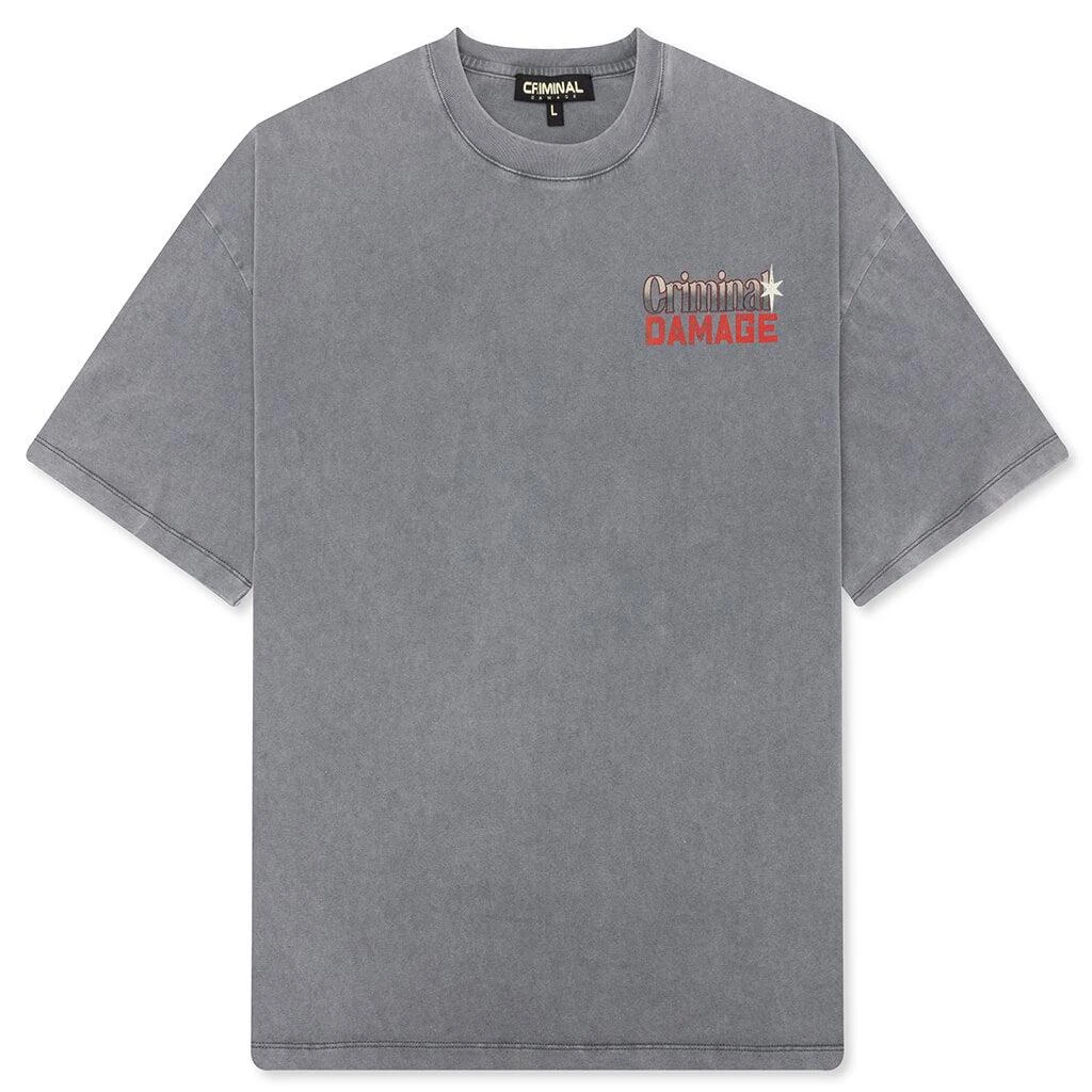 Vending Tee - Washed Grey