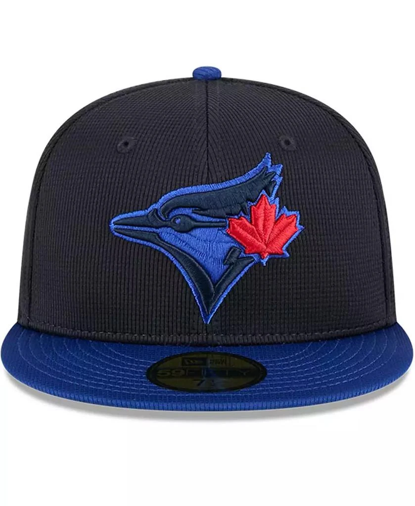 New Era Men's Navy/Royal Toronto Blue Jays City Connect Batting Practice 59FIFTY Fitted Hat 2