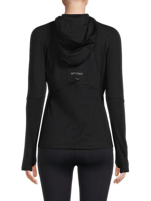 Spyder Hooded Zip Up Yoga Jacket 2