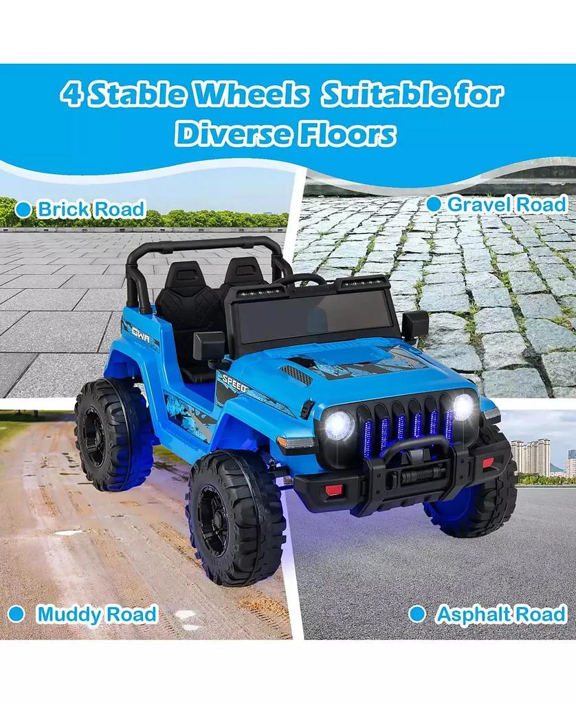 Mecale 12V Kids Ride-on Jeep Car with 2.4 G Remote Control 8