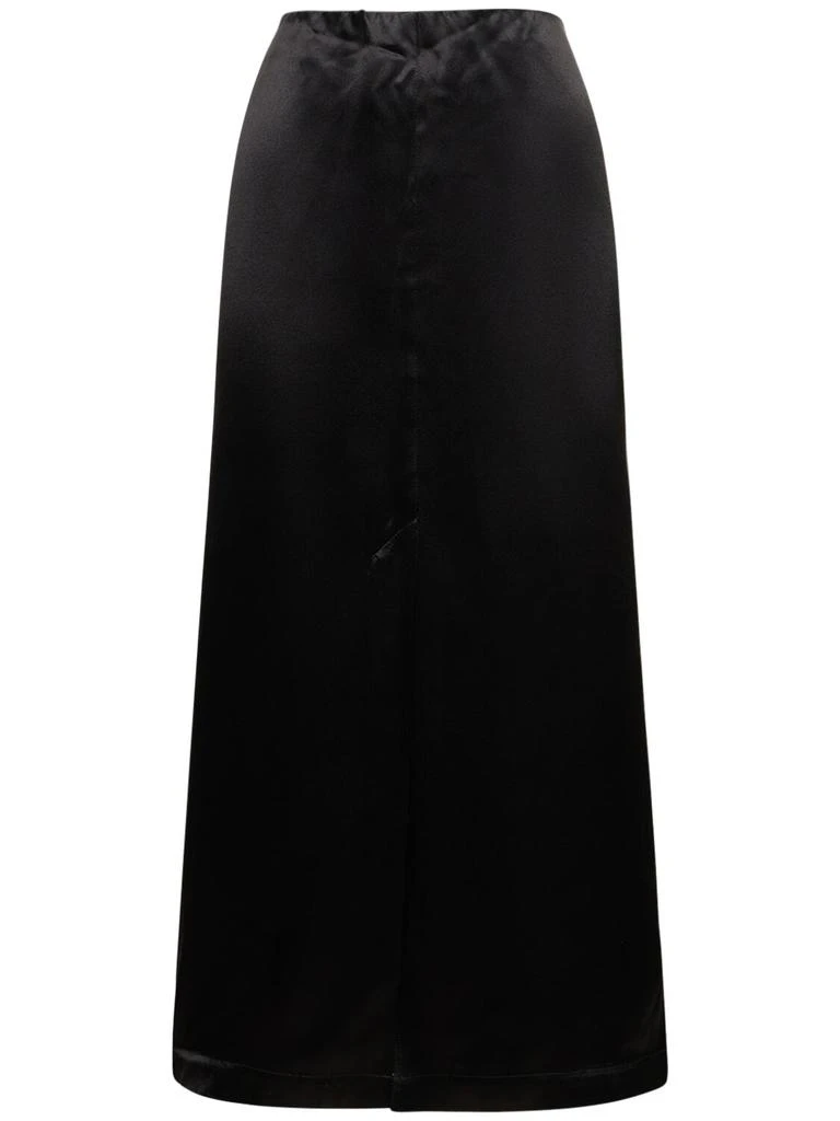 Loulou Studio Lys Silk Blend Midi Skirt 1