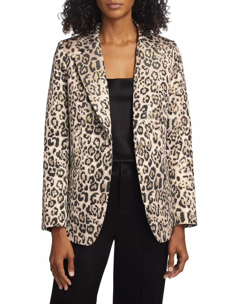 Elie Tahari The Marcie Leopard-Print Blazer 3