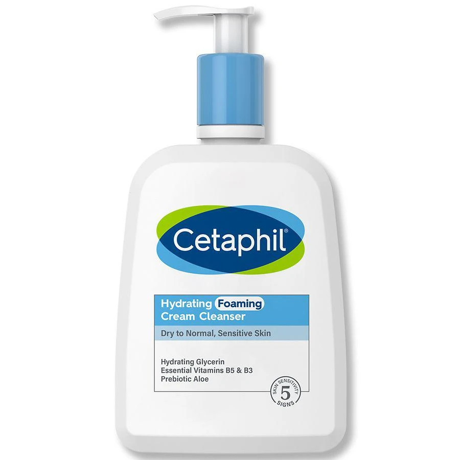 Cetaphil Hydrating Foaming Cream Cleanser 1