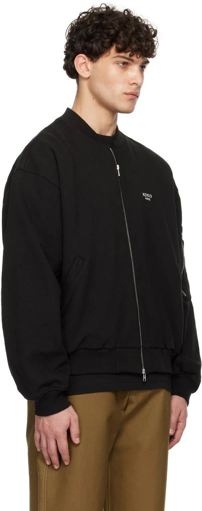 Kenzo Black Kenzo Paris Pop Embroidered Bomber Jacket 2
