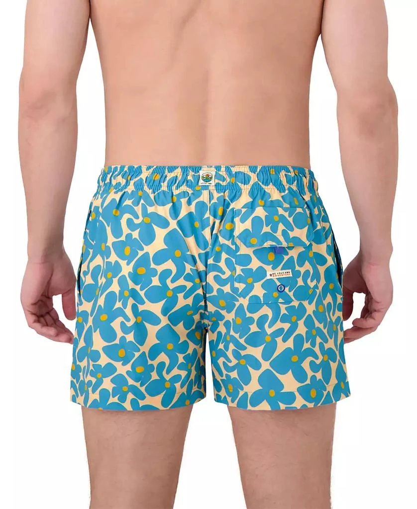Sunset and Vines Men's Floral Woven Swim Trunks 3