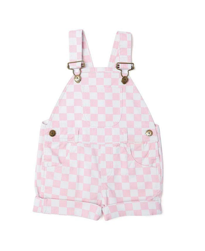 Dotty Dungarees Unisex Checkerboard Overall Shorts - Baby, Little Kid, Big Kid 1