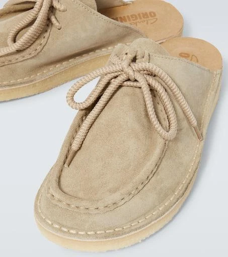 Clarks Desert Nomad suede mules 3