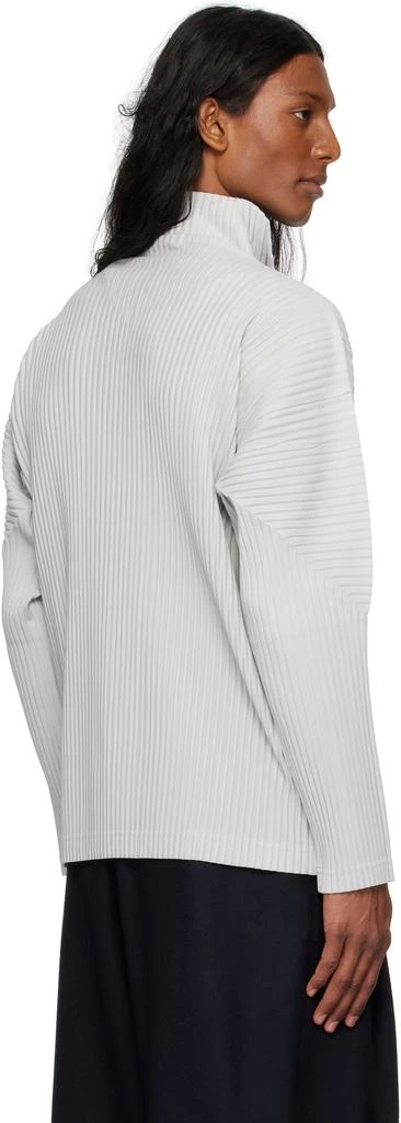 Homme Plissé Issey Miyake Gray Basics Sweater 3