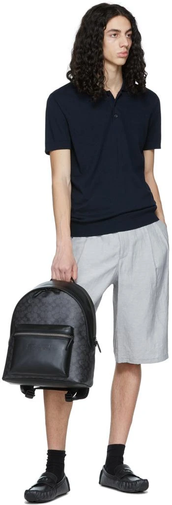 Coach Black Charter Backpack 4