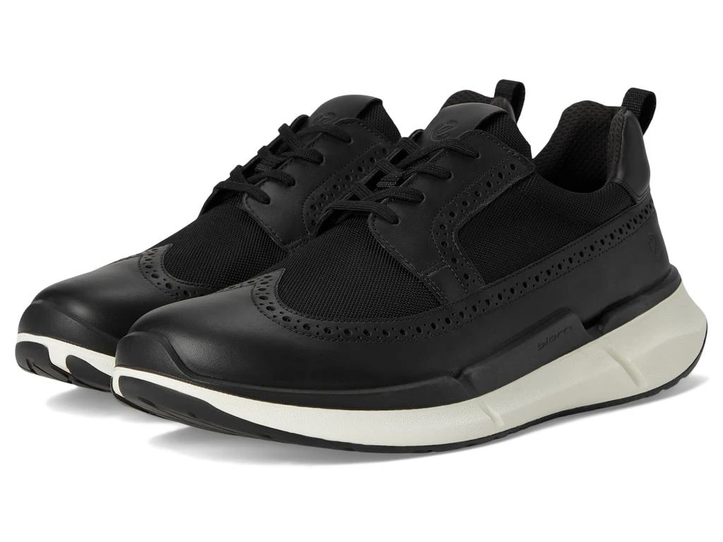 Ecco Men\'s Two-Tone Brogue Athletic Oxford - Black & White Black White Men main image 4