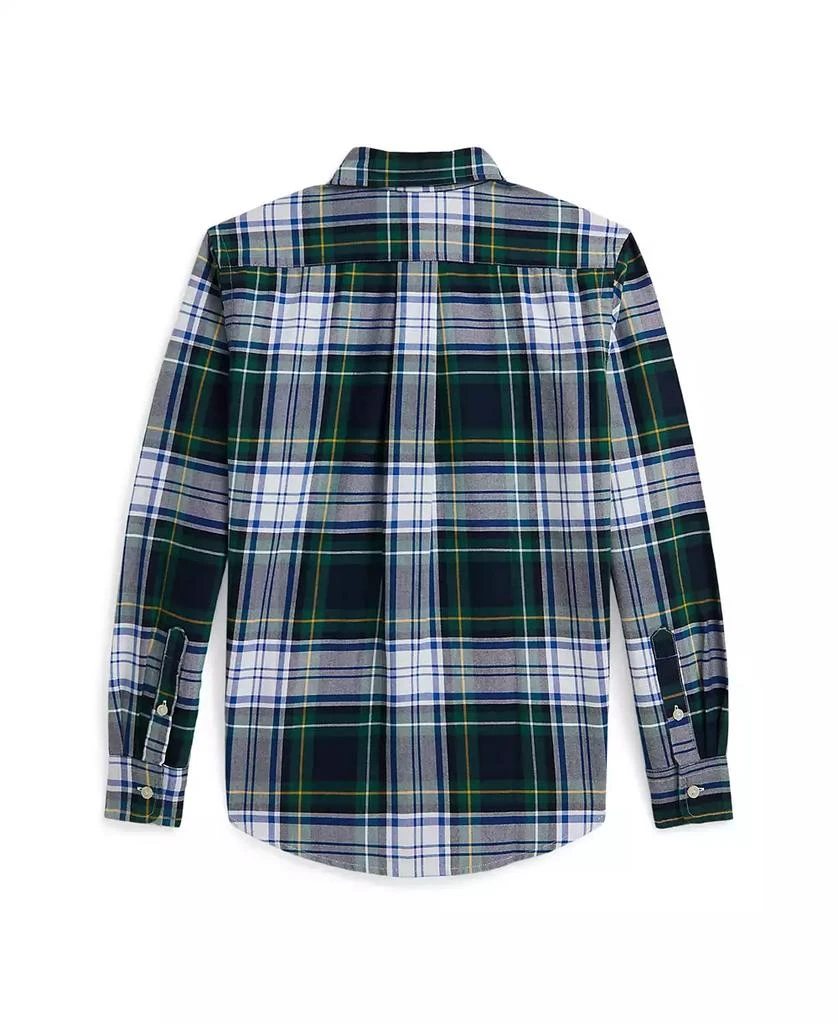 Ralph Lauren Boys
 8-20 Plaid Long Sleeve Oxford Shirt 5