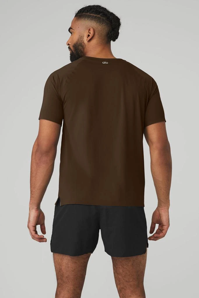 Alo Idol Performance Tee - Espresso 2