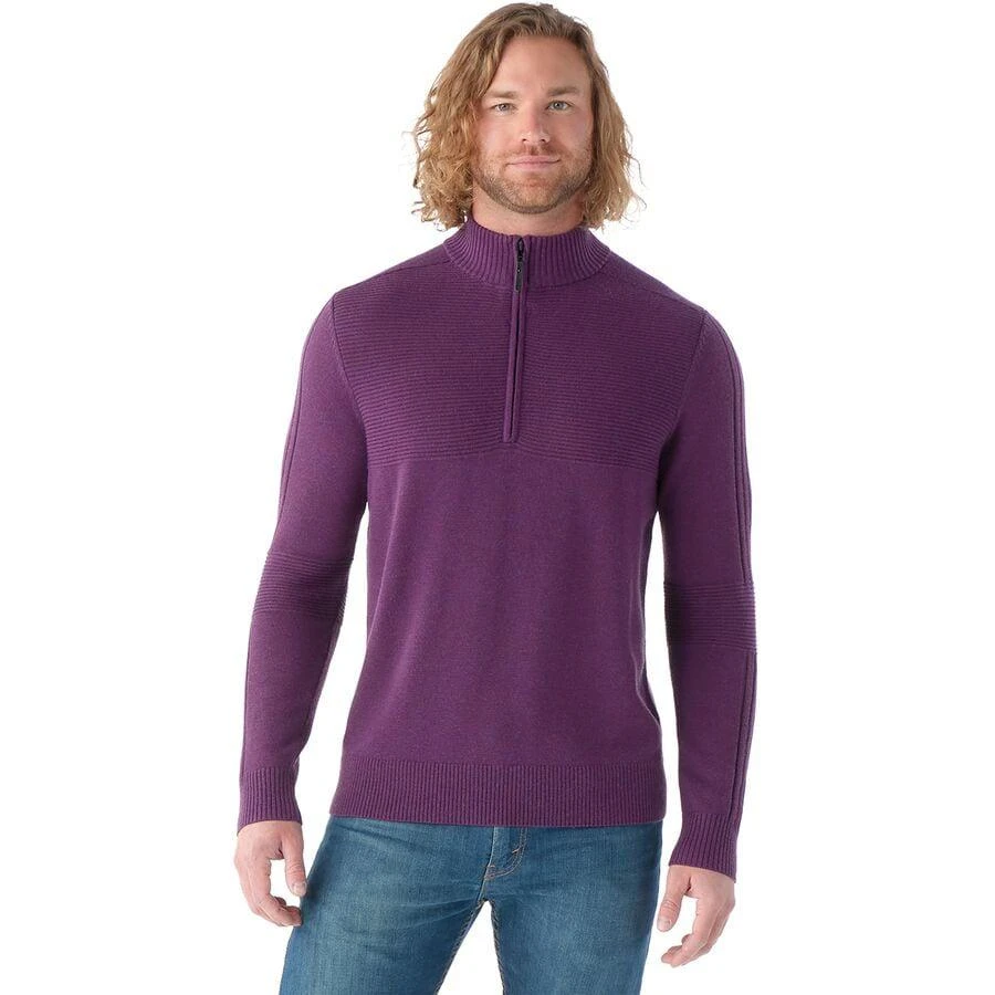 Smartwool Texture Half Zip Sweater - Men's 1