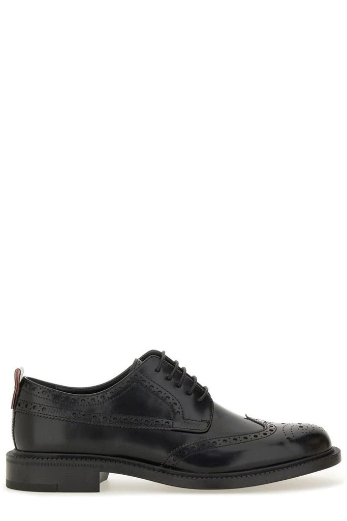Shop Hugo Almond Toe Lace-Up Derby Shoes on Sale at  display picture 2