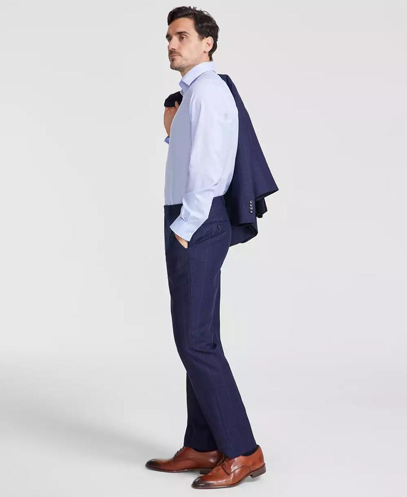 Michael Kors Men's Classic-Fit Wool-Blend Stretch Plaid Suit Separate Pants