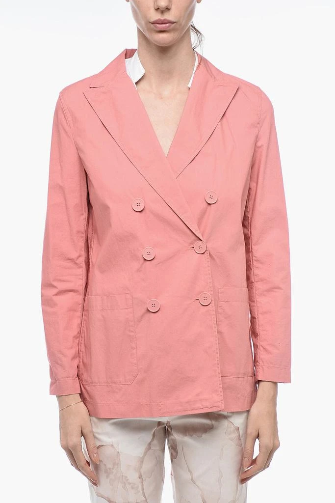 ATTIC AND BARN Attic And Barn Unlined ESTILO Blazer with Double Breast 1